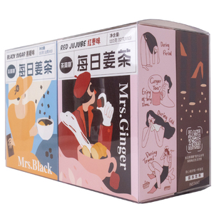 每日姜茶礼盒装四盒姜枣茶