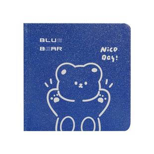 克莱因闪闪磨砂迷你方方格子本简约ins风大学生考研少女手账本网红网格纸日记本个性创意高颜值口袋本