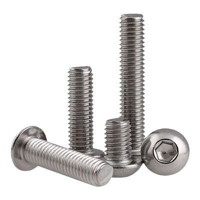 304不锈钢圆头内六角螺丝钉