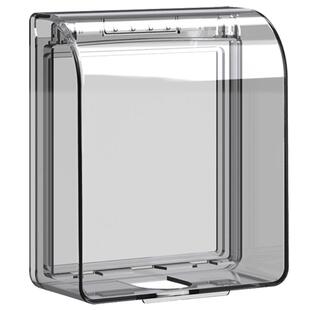 86型开关插座防水罩卫生间防溅盒浴室防水盒透明粘贴式电源保护罩