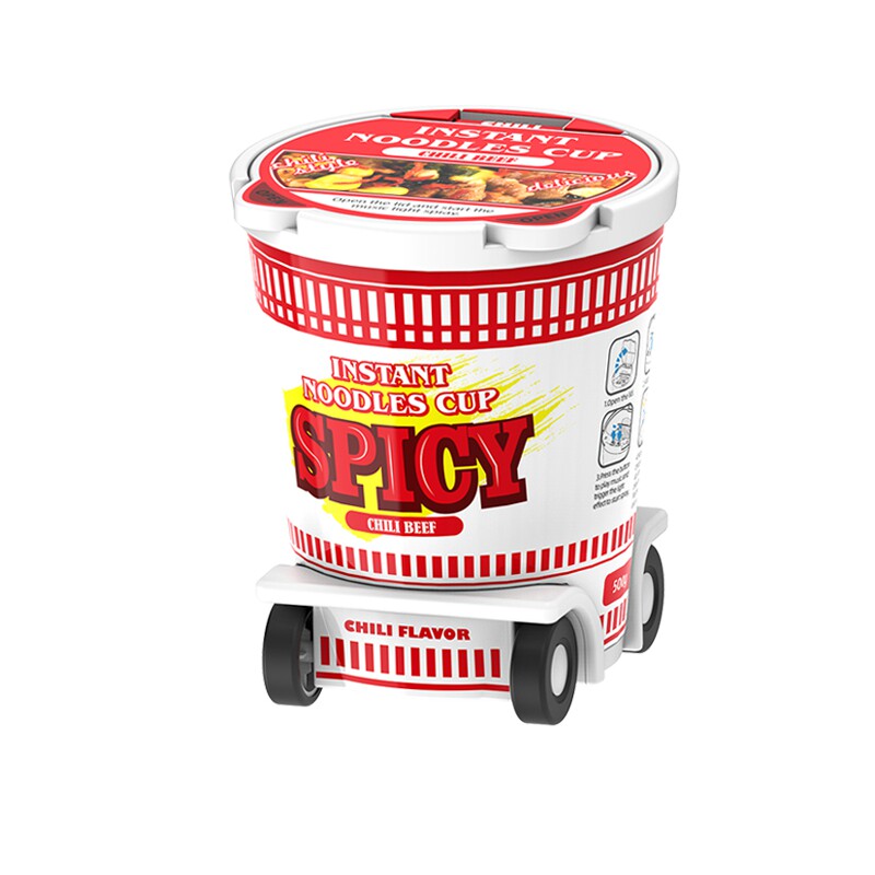 乐飞电动喷雾日清方便玩拉面玩具