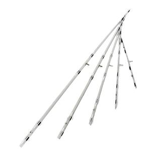 50铝合金内外开门窗执手传动杆平开推拉窗户两点锁连杆联动器配件