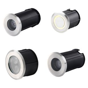 LED地埋洗墙灯嵌入式不锈钢地灯星星小水下灯户外台阶防水射墙灯