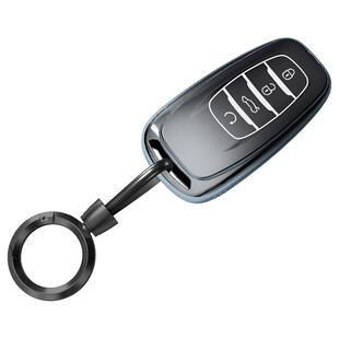 23款红旗h5钥匙套h9 hs7渐变壳h7扣eqm5男女e-hs3高档hs5汽车用品