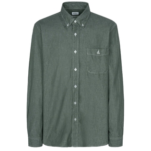 BEANPOLE滨波 男士商务休闲风时尚都市牛仔工装风外套型长袖衬衫