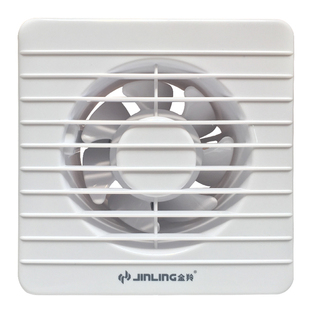 金羚排气扇卫生间换气扇玻璃窗式4寸小排风扇10cm超薄厕所抽风机
