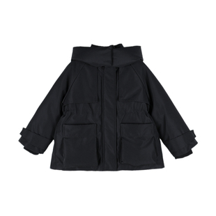 嗒囜 90白鹅绒【户外｜无畏挑战】中长款男女童秋冬装连帽羽绒服