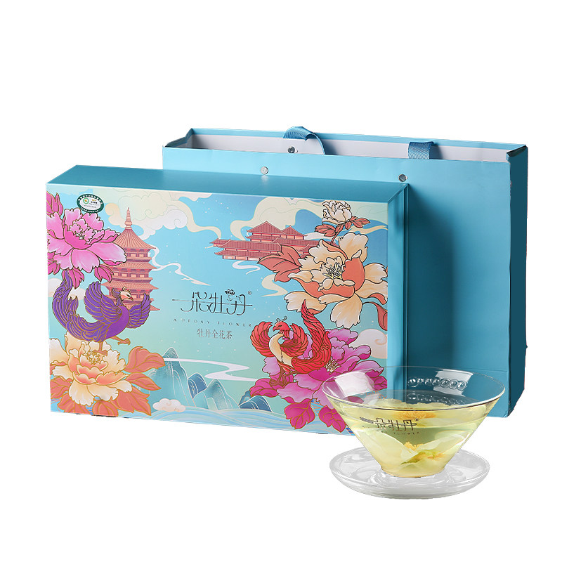 一朵牡丹牡丹全花茶洛阳风景版