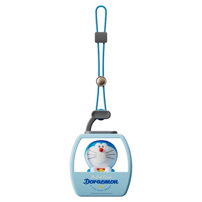 正版哆啦a梦小缆车后视镜车载挂件饰香薰装饰品蓝胖子机器猫公仔