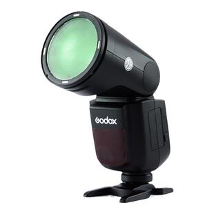 Godox 神牛V1闪光灯CTO色温片 滤色片 磁吸附件V-11C/T圆形灯头通用配件机顶闪光灯热靴灯光效附件