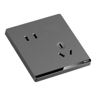 国际电工86型暗装错位五孔插座面板墙壁二三插电源家用斜5孔插座