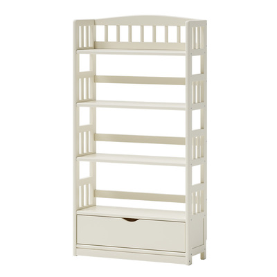 美冉家居实木书架置物架省空间