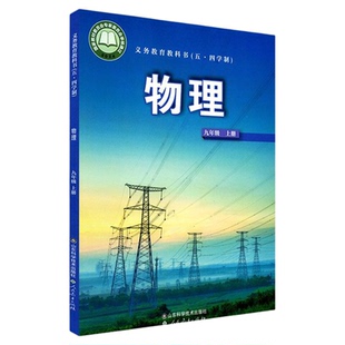 中学九年级上册物理书课本五四54制鲁科版九9年级上学期物理教材初中生九上课本山东科学技术出版社义务教育教科书新华书店正版书