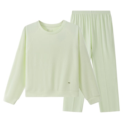 【商场同款】纪恋日糯绒绒2.0轻松休闲可居家可外出女士套头套装