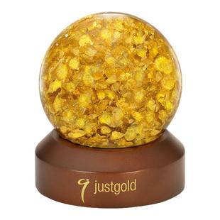 支持团购  justgold镇金店金箔水晶球商务家居黄金摆件工艺礼品