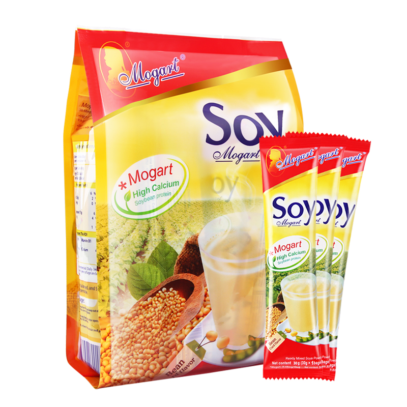 摩岛泰国进口soy豆浆粉早餐家用小袋原味豆粉豆奶冲饮营养小包装