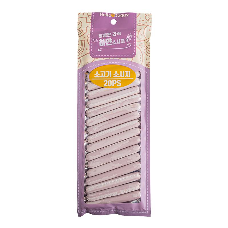 布丁妹妹 韓國hello doggy香腸狗狗零食肉腸芝士雞肉牛肉火腿腸
