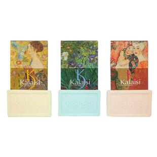 真的好香!韩国卡莱丝名画KS香皂洗脸洗澡保湿润肤香水皂100g