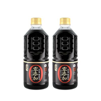 拓东【零添加特级酱油】1L*2瓶老人儿童健康选择无糖炒菜香生抽