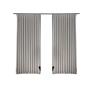 双面提花雪尼尔卧室窗帘全遮光2025新款客厅高级感现代简约遮阳布