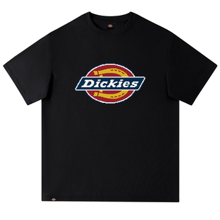 Dickies短袖男款2026新款美式复古高质量经典logo男士夏季体恤衫A