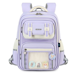 七星狐小学生书包女生大容量多隔层可爱公主超轻减负儿童六年级