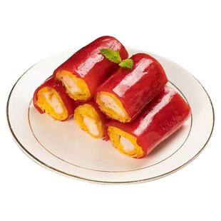 广式金沙红米肠半成品商用批发广式早茶新雅月饼面料成品问周