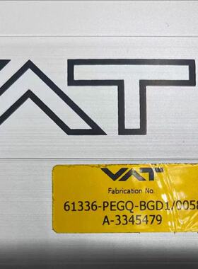 【请询价】VAT真空高压蝶阀，型号61336-PECQ-BGD1/00