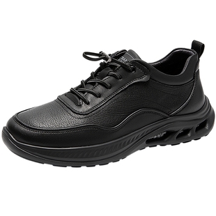 千百度男鞋厚底时尚休闲鞋气质百搭新款男士增高轻便耐穿运动鞋