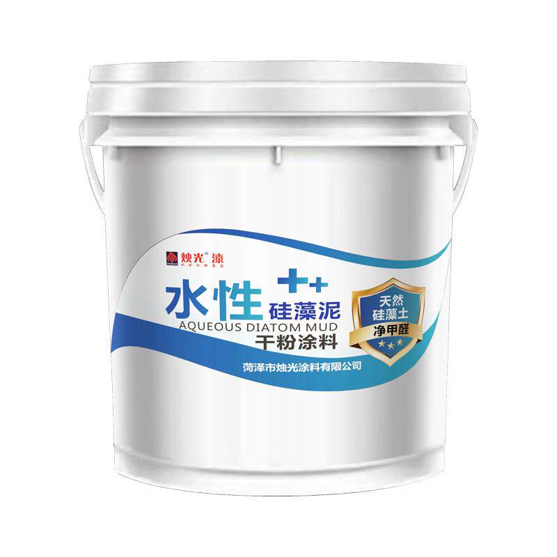 室内水性硅藻泥涂料自刷乳胶漆净味彩色墙面漆电视背景墙净甲醛