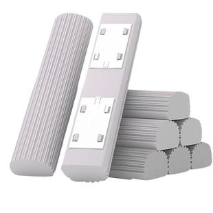 10个宽口拖把头对折式家用胶棉吸水海绵替换装拖布头棉头卡扣窄口