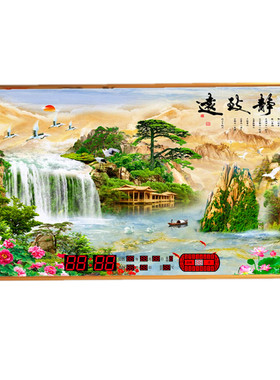晶华缘动态流水彩灯拉丝合金框