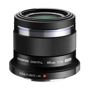 【自营】奥林巴斯45f1.8镜头45mmF1.8人像定焦大光圈虚化微单镜头