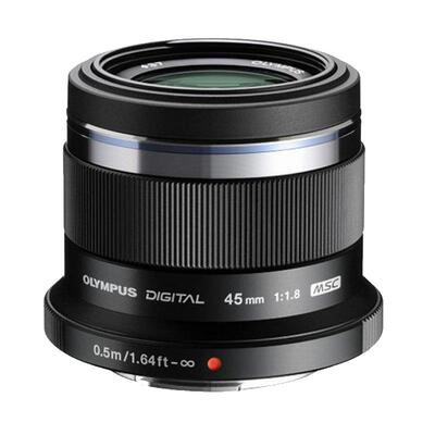 【自营】奥林巴斯45f1.8镜头45mmF1.8人像定焦大光圈虚化微单镜头