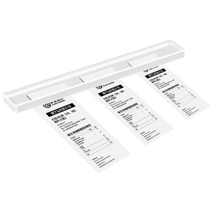 亚克力压单条外卖小票透明镇尺加厚收银台夹单神器票据固定器奶茶店咖啡店餐厅厨房菜单排单器吧台桌面压票尺