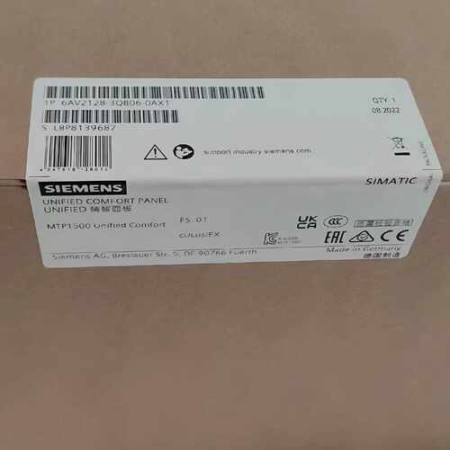 议价6AV2128-3QB06-0AX1西门子MTP1500精智面板触摸6AV21283QB060