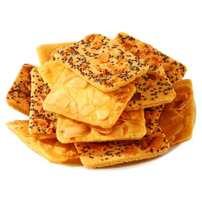 山药扁桃仁坚果芙脆薄脆饼干