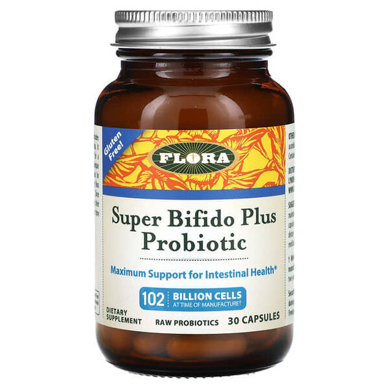 Flora,超级 Bifido Plus 益生菌,1020 亿活菌,30 粒胶囊