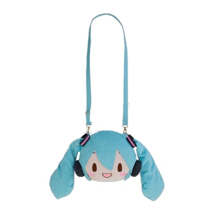 哔哩哔哩世嘉 VOCALOID 初音未来 fuwa petit M大脸单肩包