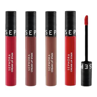 Sephora/丝芙兰染唇膏口红唇釉柔雾哑光不易沾杯质地丝滑染唇液