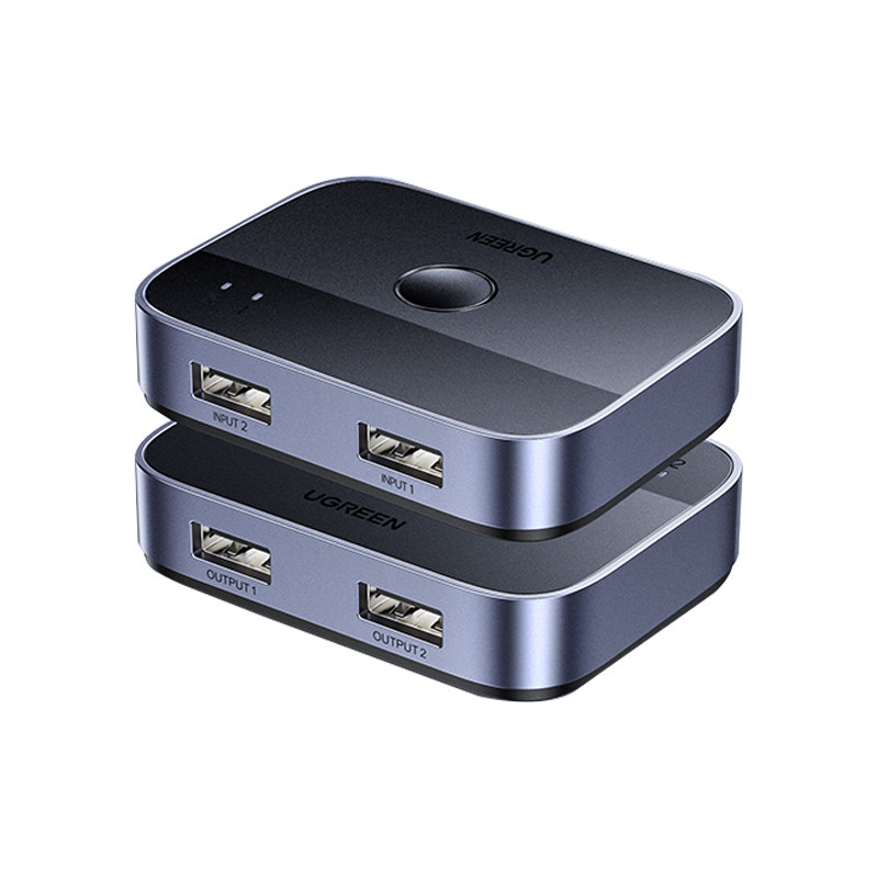 绿联USB3.0共享切换器二进二出