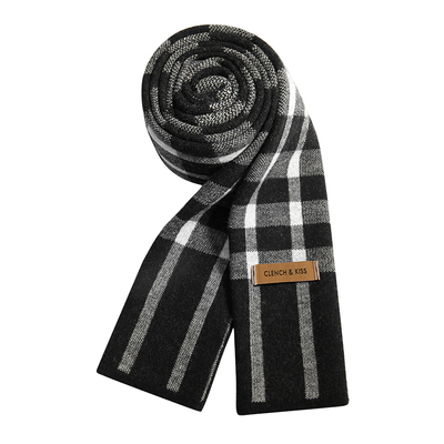 【官网正品】格子围巾羊毛保暖