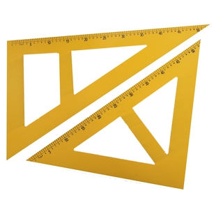 大号教学教具胶头铁钉脚木质圆规老师演示作图圆规三角板量角器木