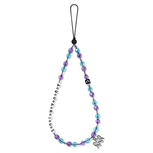 新款十二星座系列手机链条挂绳ins小众设计时尚高级手腕款挂饰件