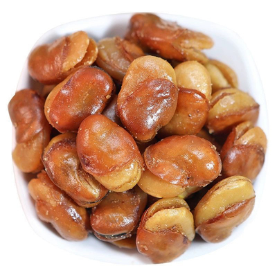 泰山兰花豆牛肉味香酥蚕豆下酒菜散装炒货油炸4斤休闲零食年货