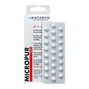 单板25粒瑞士康迪银氯化合物净水片MF1T 拆盒无包装盒