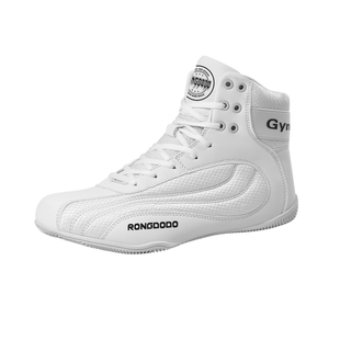 拳击鞋摔跤鞋专业拳击搏击散打格斗高帮训练鞋成人儿童比赛运动鞋