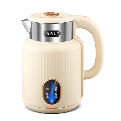 万利达电烧水壶家用智能恒温电热水壶不锈钢开水壶保温一体大容量