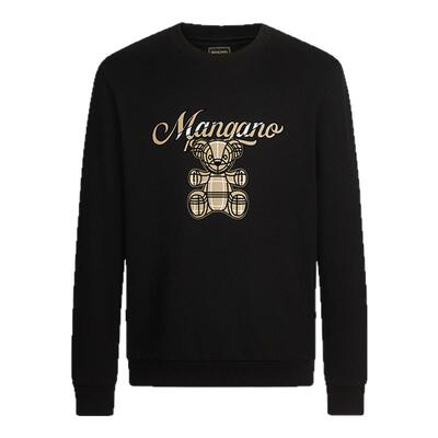 曼加龙春秋纯棉套头卫衣男圆领