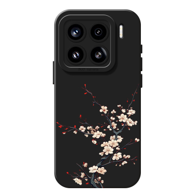 国风梅花手机壳适用小米红米系列